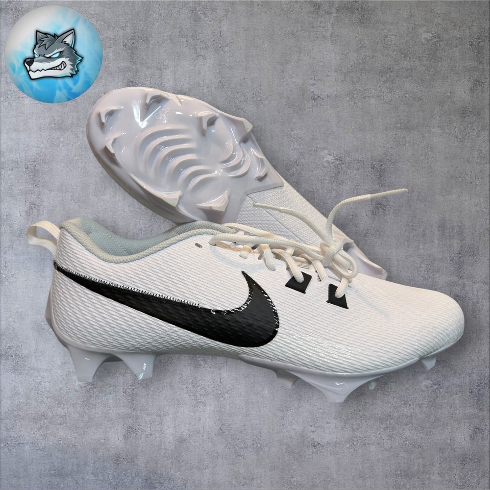 Nike Vapor Edge Speed 360 2 TB Football Cleats White Black FN7764-100 Size 14.5